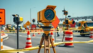 Radar fixo ou móvel: qual escolher em zonas de obras