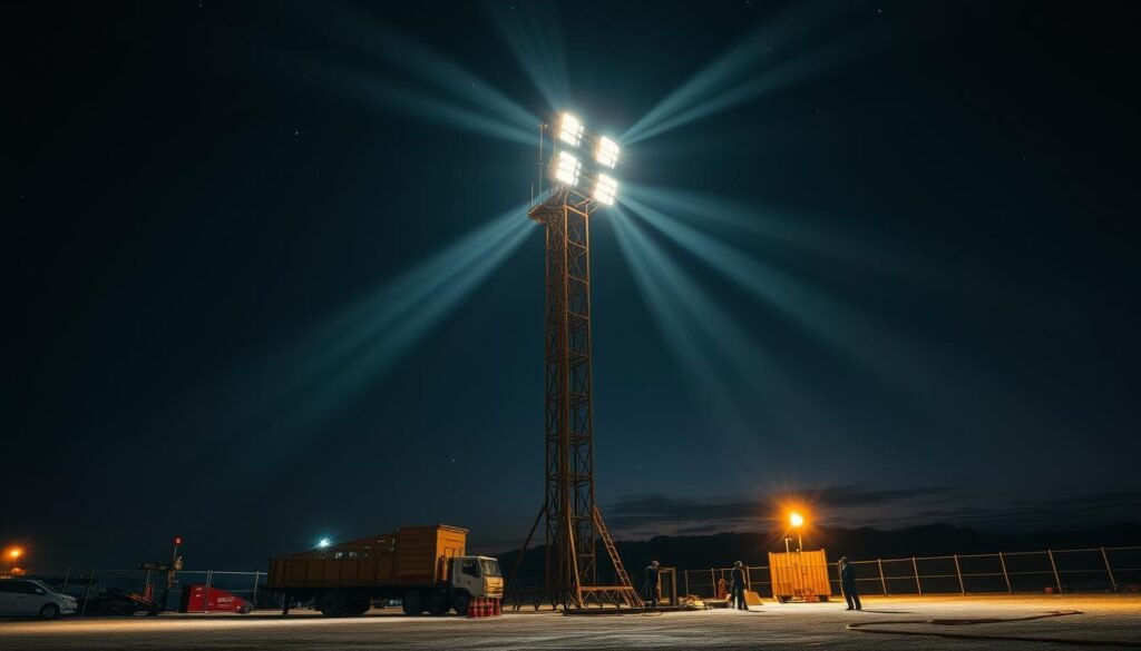 torre de iluminação