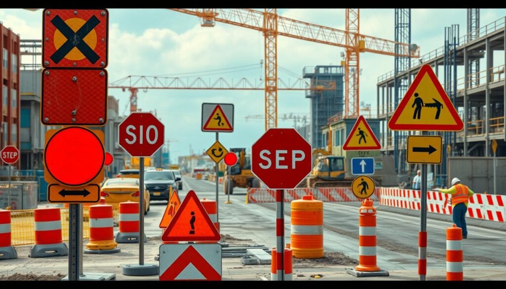Erros comuns na sinalização de obras e como evitar