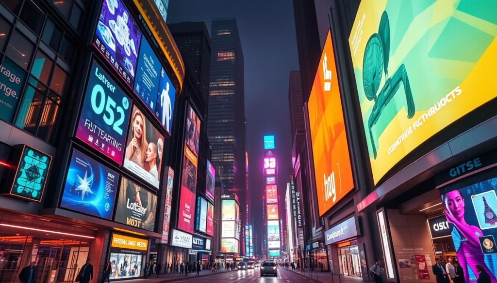 Sinalização digital para projetos em áreas urbanas