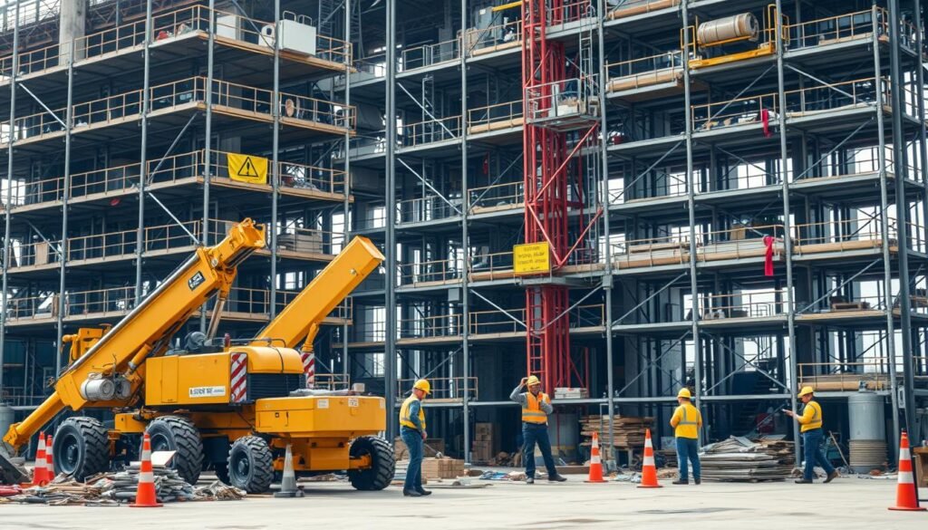 prevenção de acidentes em construção